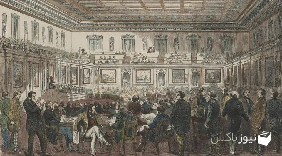 تصویری از اولین مجلس ها در آمریکا